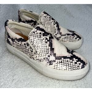 Steve Madden Snake Print Slip Ons - size 8.5 - K2